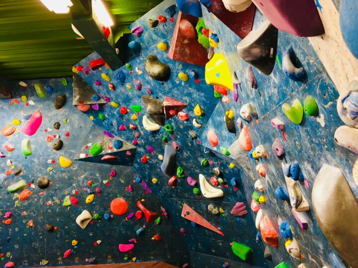 新課題でボルダリング!の画像