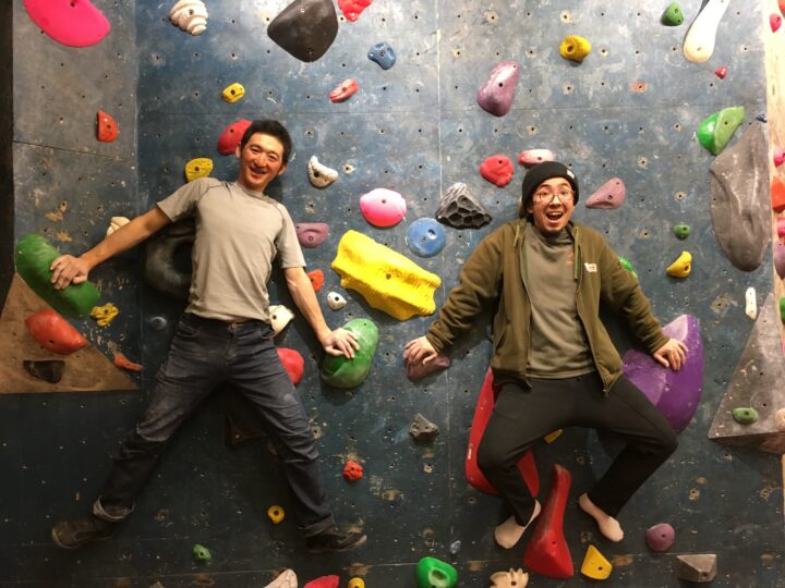 新課題でボルダリング！の画像