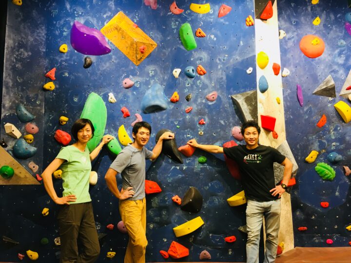 ホールド替え完了！新課題でボルダリング！の画像