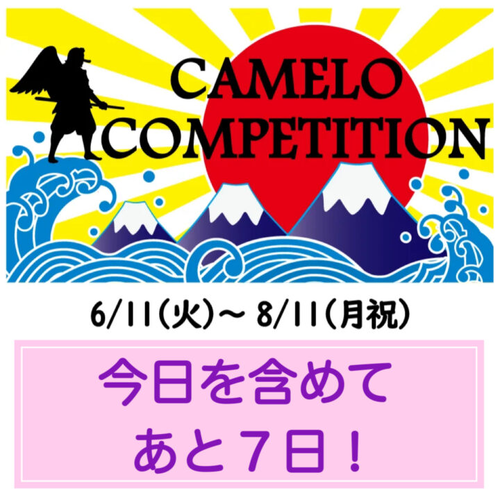 「カメコン」あと一週間！の画像