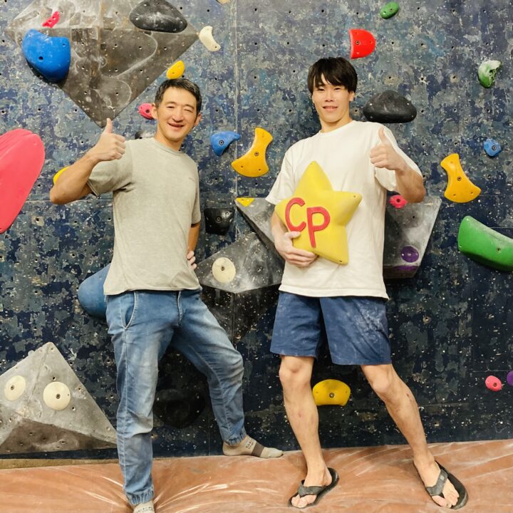 新課題でボルダリング！の画像