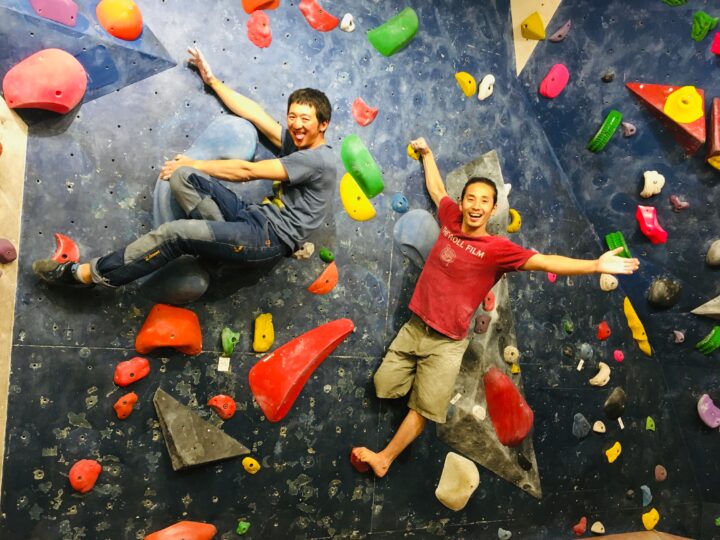 ホールド替え完了！新課題でボルダリング！の画像