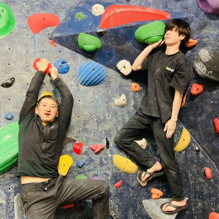 新課題でボルダリング！の画像